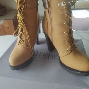 JENNIFER LOPEZ NWT HIGH HEEL WORK BOOTS